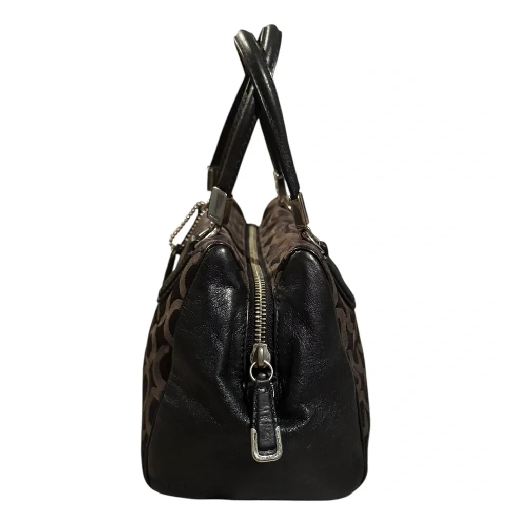 Coach Taylor Op Art Small Satchel - Picture 5 of 11